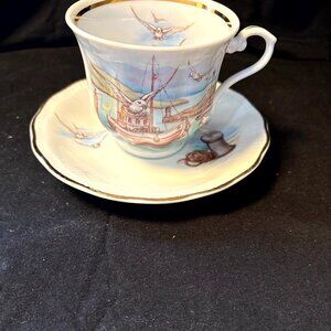 Walbrzych China Cup and Saucer